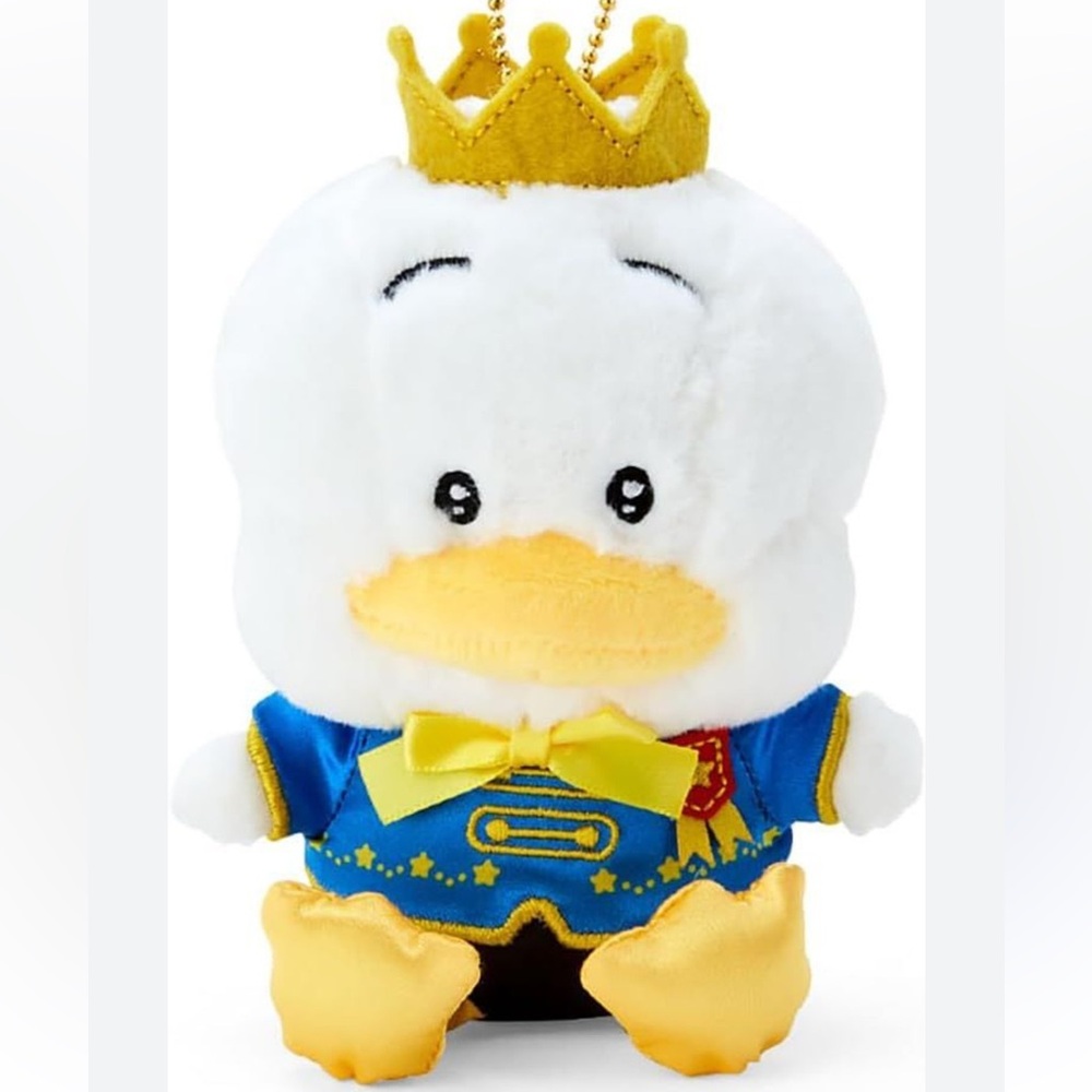 ✅Sanrio Mascot Holder Ahiru No Pekkle Keychain Royal New